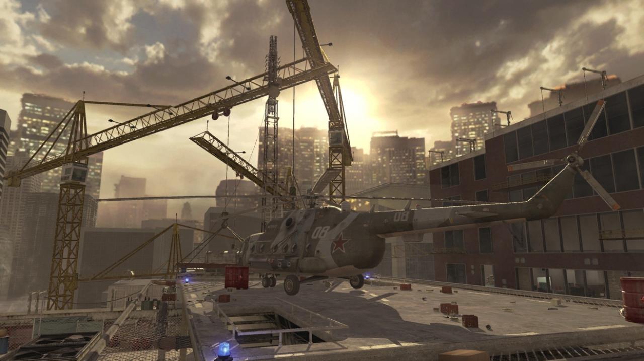[09/07/2010] User-Vorschlag: Modern Warfare 2 - Highrise: Häuserkampf mal anders, Auf, in und um den Wolkenkratzer-geht es heiß her. Verschiedene Spots bieten Snipern jedoch Unterschlupf. Dennoch ist die Map sehr beliebt.