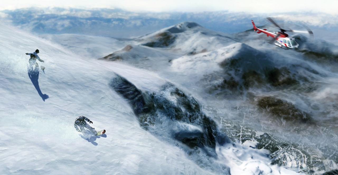 [05/07/2010] Shaun White Snowboarding [br]Der Panoramablick auf das umliegende Gebirge und die malerischen Täler machen missglückte Stürze und gebrochene Knochen schnell vergessen. Selten sah ein Funsport-Titel so zum schmelzen aus, wie Shaun White Snowboarding.
