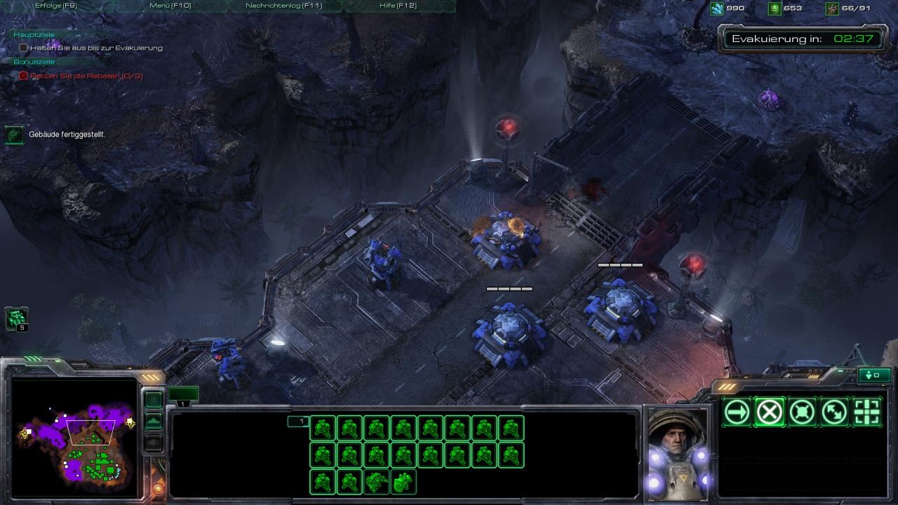 [27/07/2010] Starcraft 2: Mission 3 - Die Stunde Null gelöst. So läuft die Mission ab. (2)