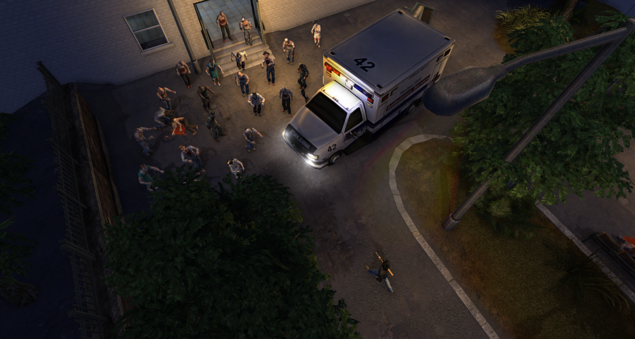 [17/07/2010] Im Zombie-Survival-Strategiespiel Trapped Dead können Sie sich beim Abmurksen der Zombie-Horden an netten Blutfontänen erfreuen.