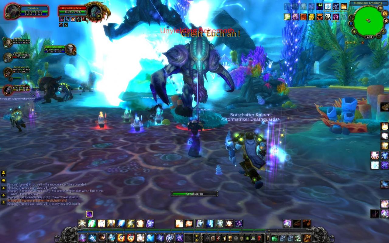 [05/07/2010] WoW Cataclysm: Die Neptulon- und Ozmat-Begegnung im Thron der Gezeiten