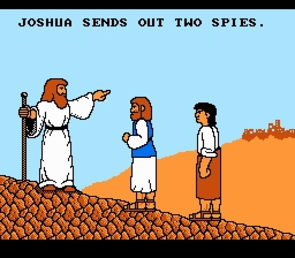 [08/07/2010] Joshua and the Battle of Jericho stammt ebenfalls von Wisdom Tree und erschien unter anderem für NES, DOS, Genesis und Game Boy. Sie spielen Josua und müssen Gottes Volk in das gelobte Land führen.