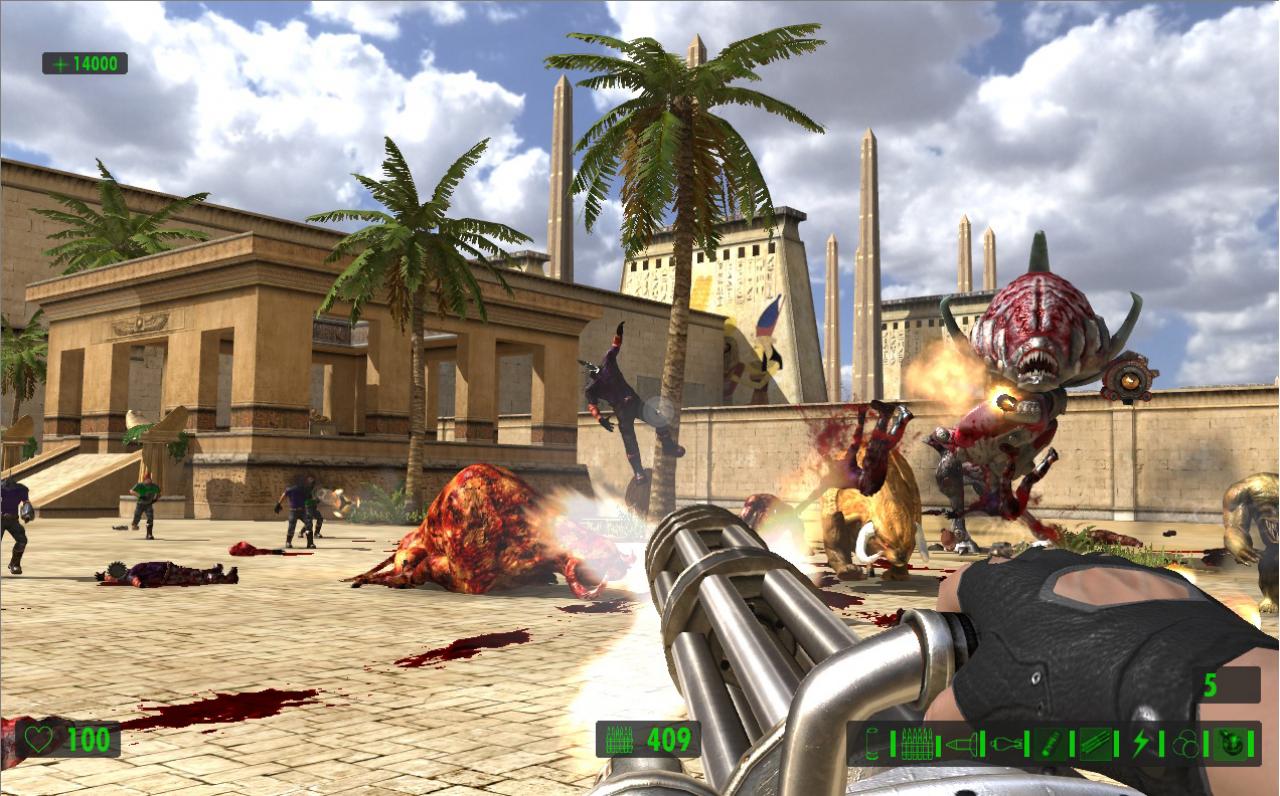[29/07/2010] Er ist schnell, er ist abgefahren, er ist hart: Serious Sam gilt als einer der wohl stumpfesten Ego-Shooter aller Zeiten, bietet gleichfalls aber eine schier unermessliche Gegnervielfalt. Hier waren die Entwickler wahrlich kreativ.