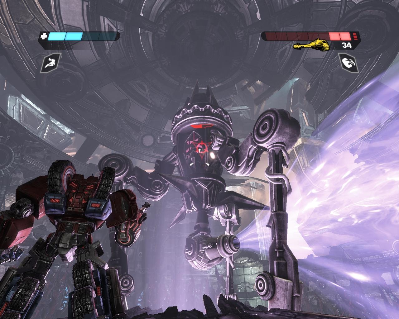 [15/07/2010] Der gigantische Energon-Dreibeiner ist ein harter Bossgegner.