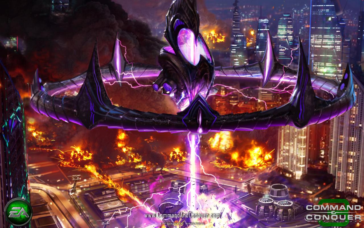 [03/08/2010] Das Command & Conquer 3-Mutterschiff hier in einem Artwork.