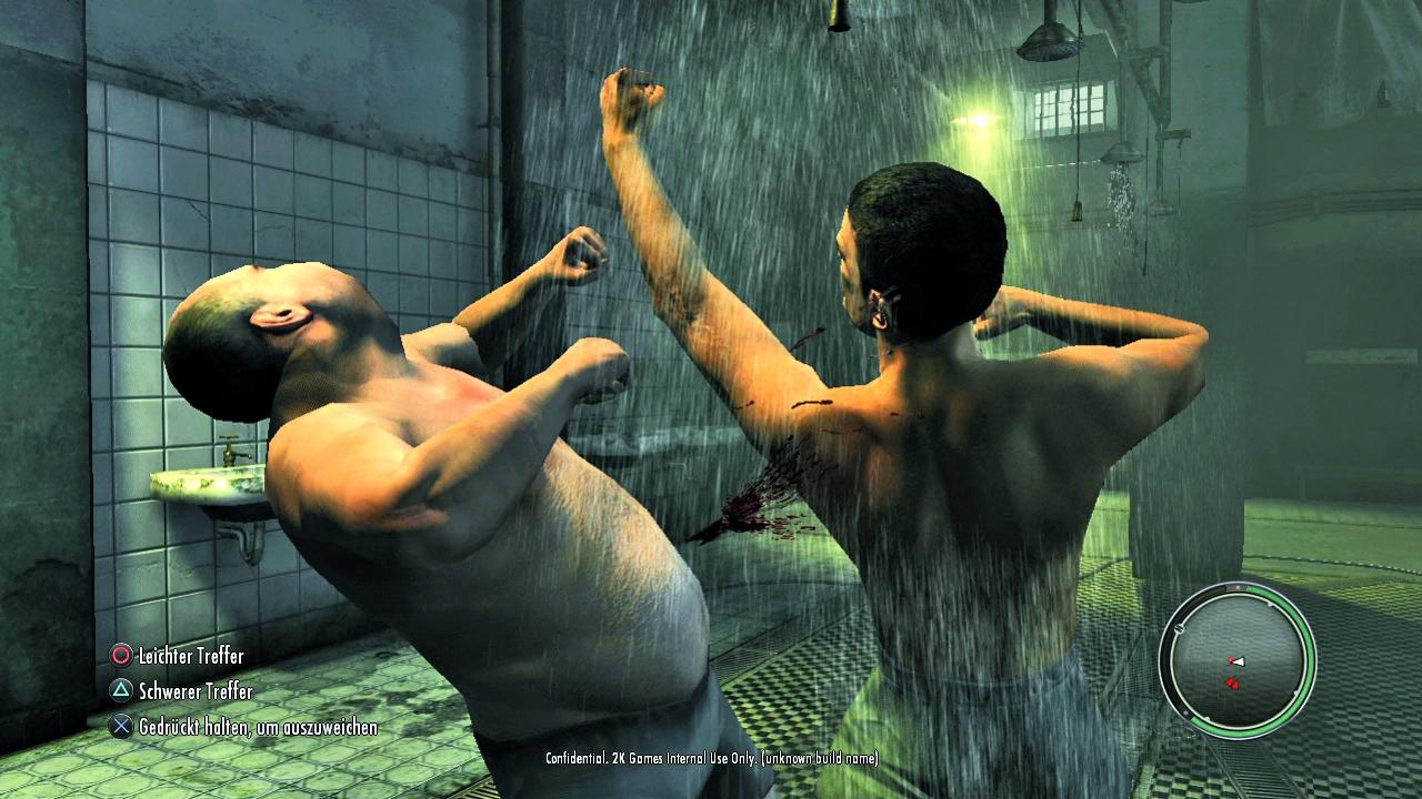 [12/08/2010] FESTE DRAUF - Außer Faustkämpfen gibt es in dieser Mission nur wenig zu tun. Immerhin ist der Schauplatz unter der Dusche ein nettes Klischee.