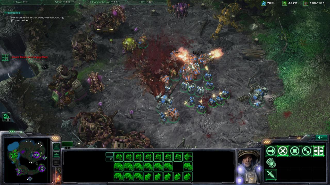 [02/08/2010] StarCraft 2 - Die terranischen Streitkräfte statten ihre Infanteristen mit Stimpacks aus. Einmal gespritzt, setzt das Mittel Adrenalin und Testosteron frei und erhöht damit vorrübergehend die Lauf - und Feuergeschwindigkeit zugunsten der Lebenspunkte.
