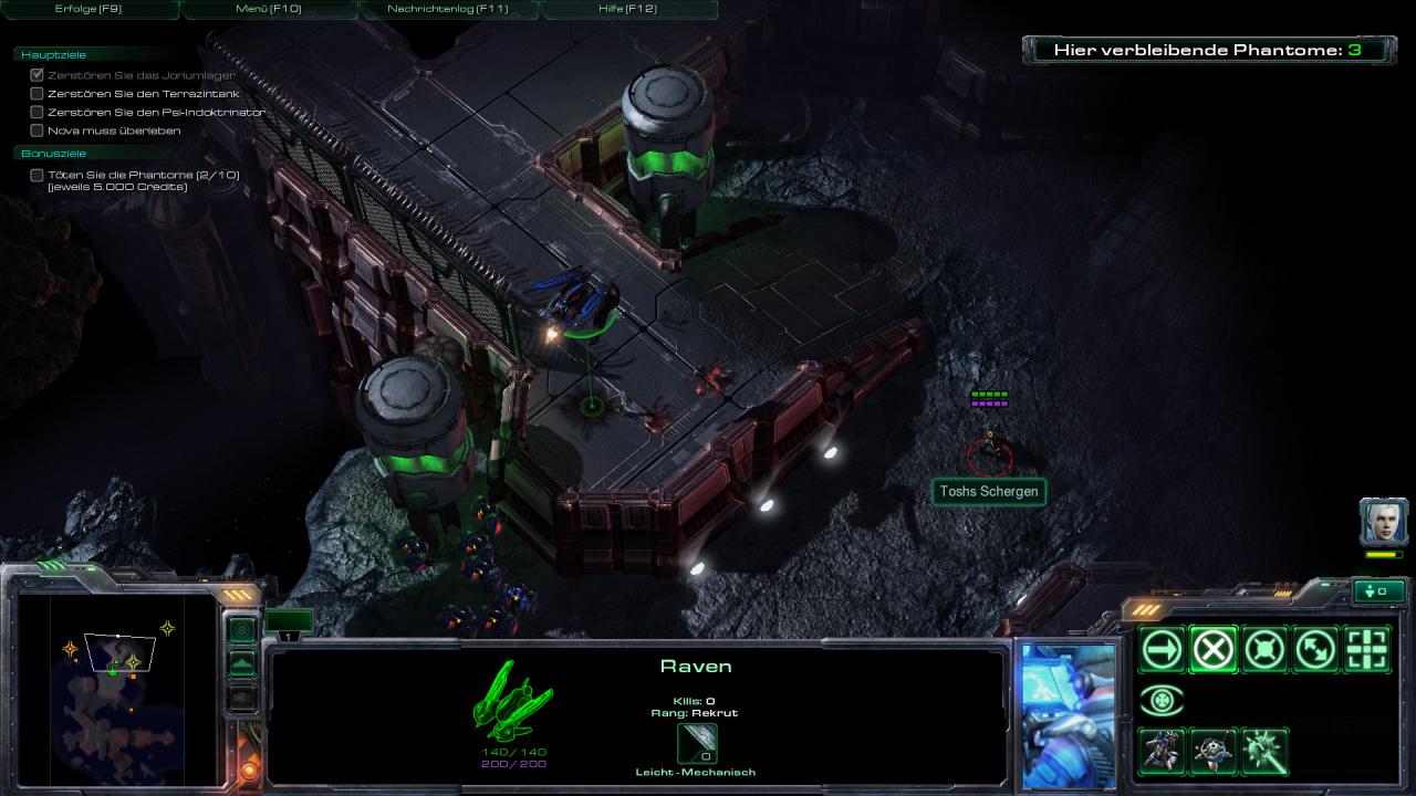 [04/08/2010] Starcraft 2: Mission 13 - Ein Ghost für alle Fälle gelöst. So läuft die Mission ab. (6)