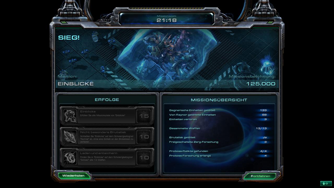 [05/08/2010] Starcraft 2: Mission 17 - Einblicke gelöst. So läuft die Bonusmission ab. (48)