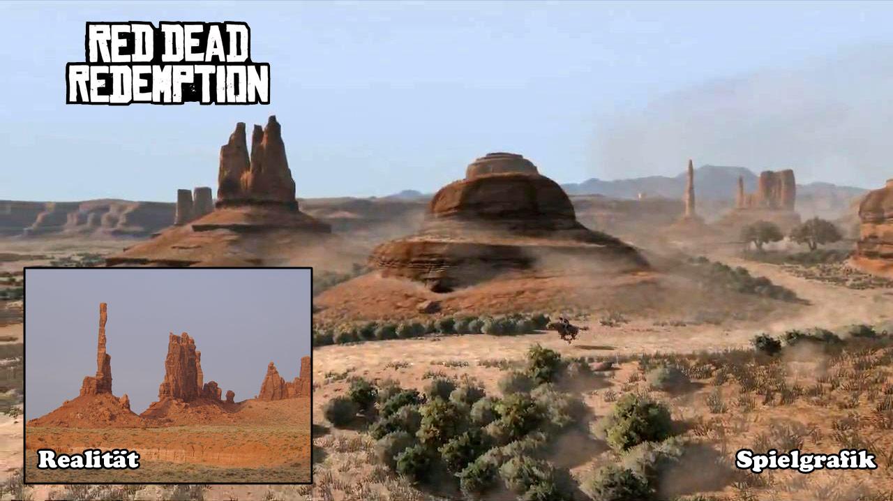 [10/08/2010] Rockstar orientierte sich ebenfalls an der Realität. Werft doch einmal einen Blick auf den Mexiko-Abschnitt Diez Coronas aus ihrem Western-Epos Red Dead Redemption.