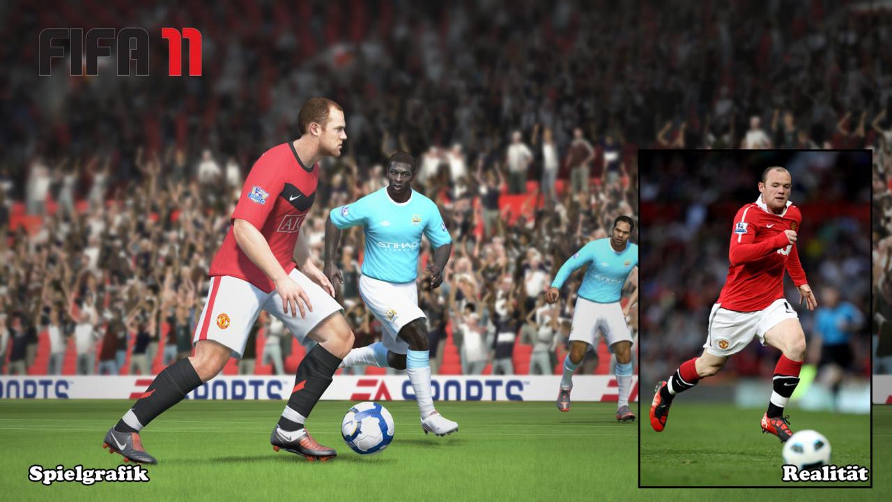 [17/08/2010] Wayne Rooney in seinem Element (Szene aus FIFA 11)