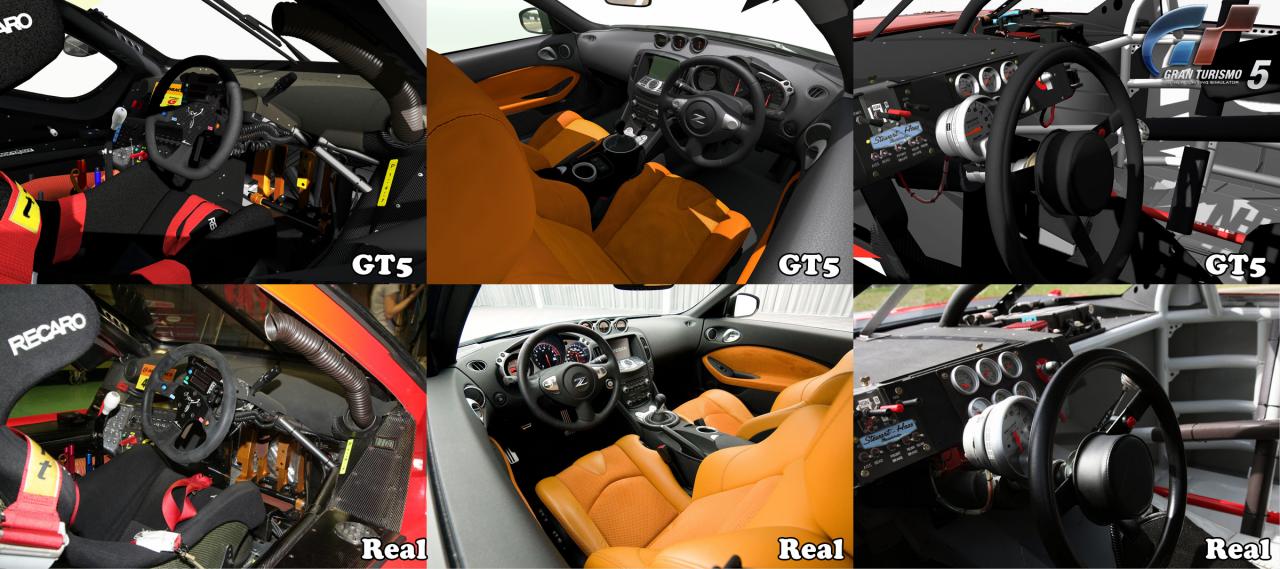 [09/08/2010] Zu authentischen Fahrzeugen gehört auch ein entsprechender Innenraum. Bei der Liebe zum Detail ist es kein Wunder, dass Gran Turismo 5 solange auf sich warten lässt.