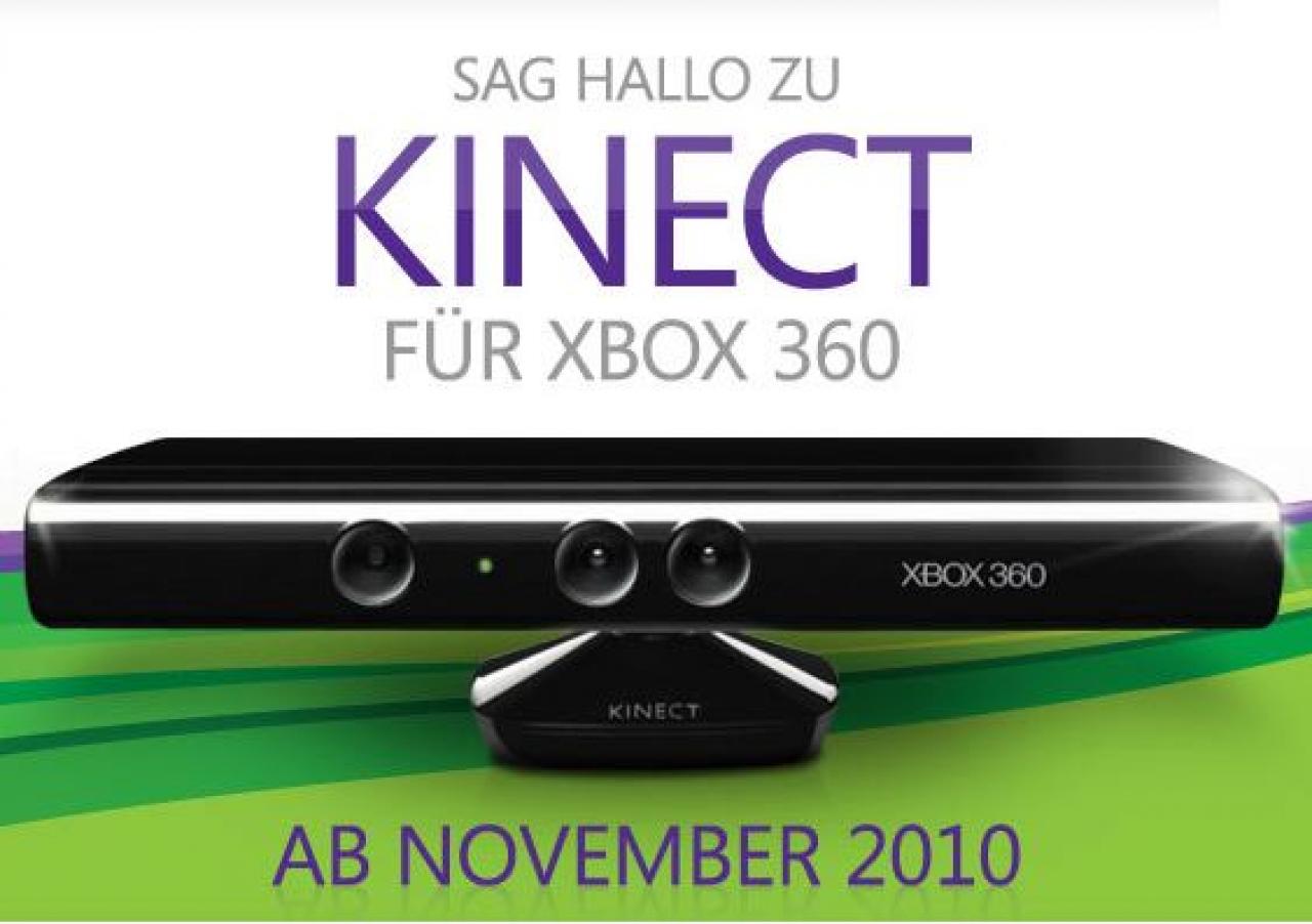 [24/08/2010] November 2010: Microsoft veröffentlicht Kinect für Xbox 360.