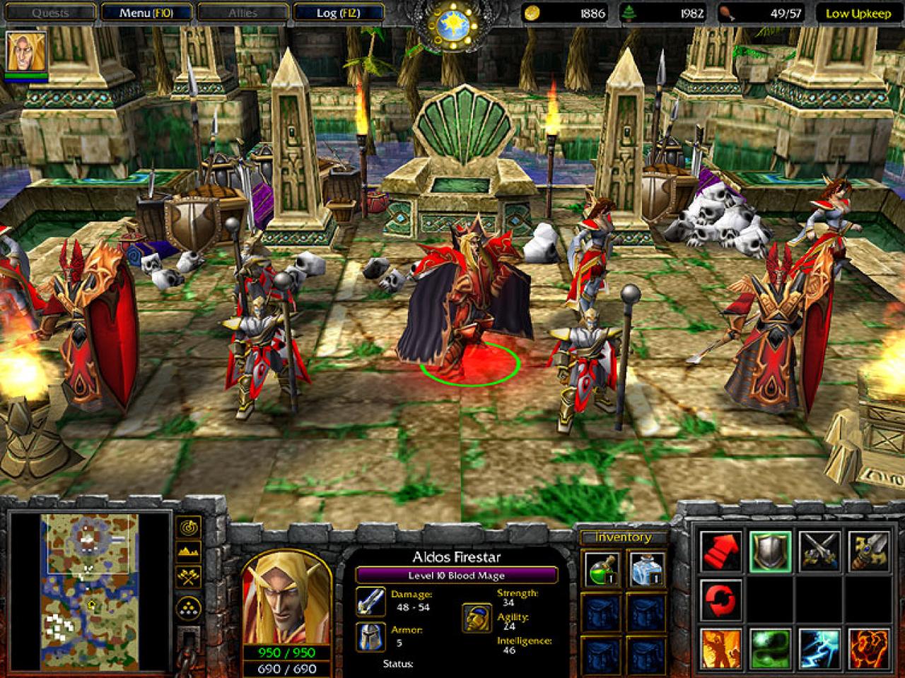 [16/08/2010] (2002) Echtzeit-Strategie meets Rollenspiel: In Warcraft 3 treffen zwei Genres aufeinander. Bestimmte Einheiten, wie Helden, besitzen ein eigenes Inventar und können bis zu sechs unterschiedliche Objekte tragen. 