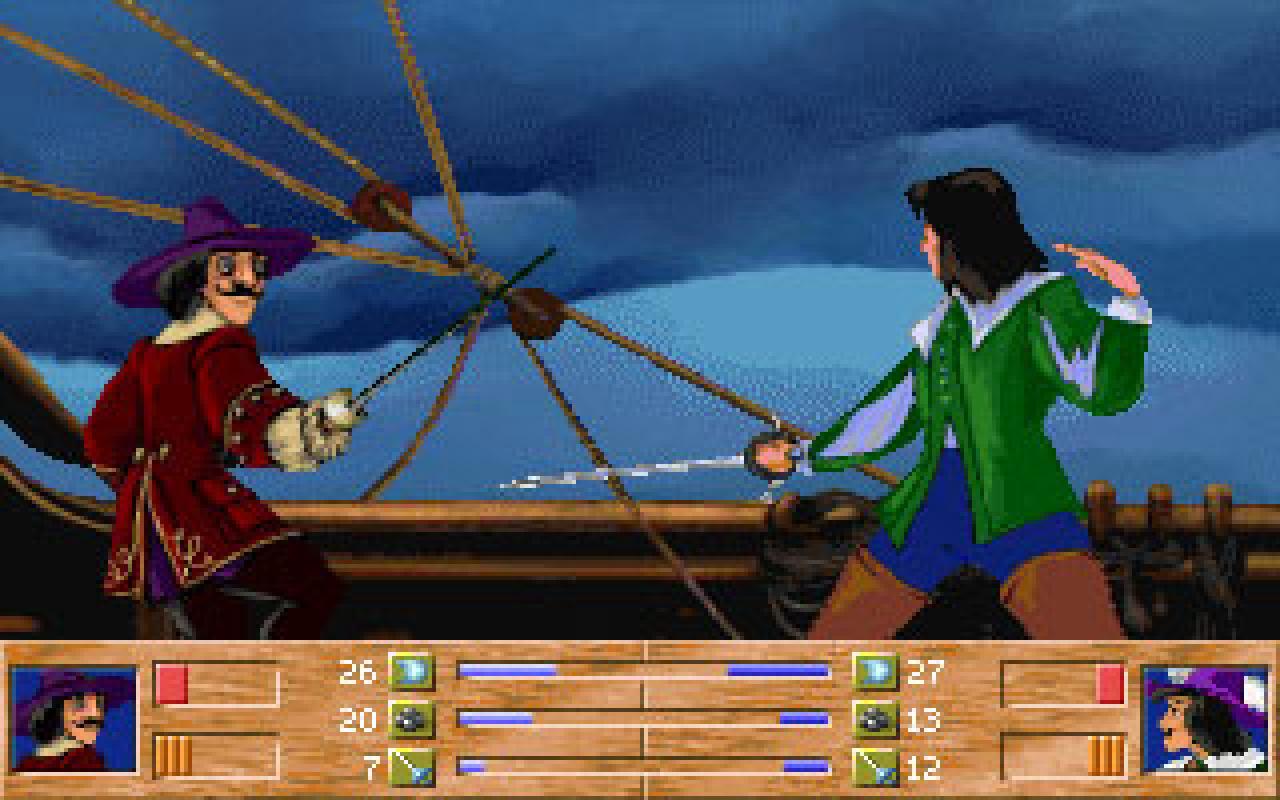 [02/09/2010] 1996 erschien auch Sea Legends, ein Sid Meier's Pirates-Klon. Das Piraten-Spiel kombinierte 3D-Welten mit 2D-Sprites. Als Seefahrer konnten Sie vom vorgesehenen Gameplay abweichen und als Pirat die See unsicher machen.