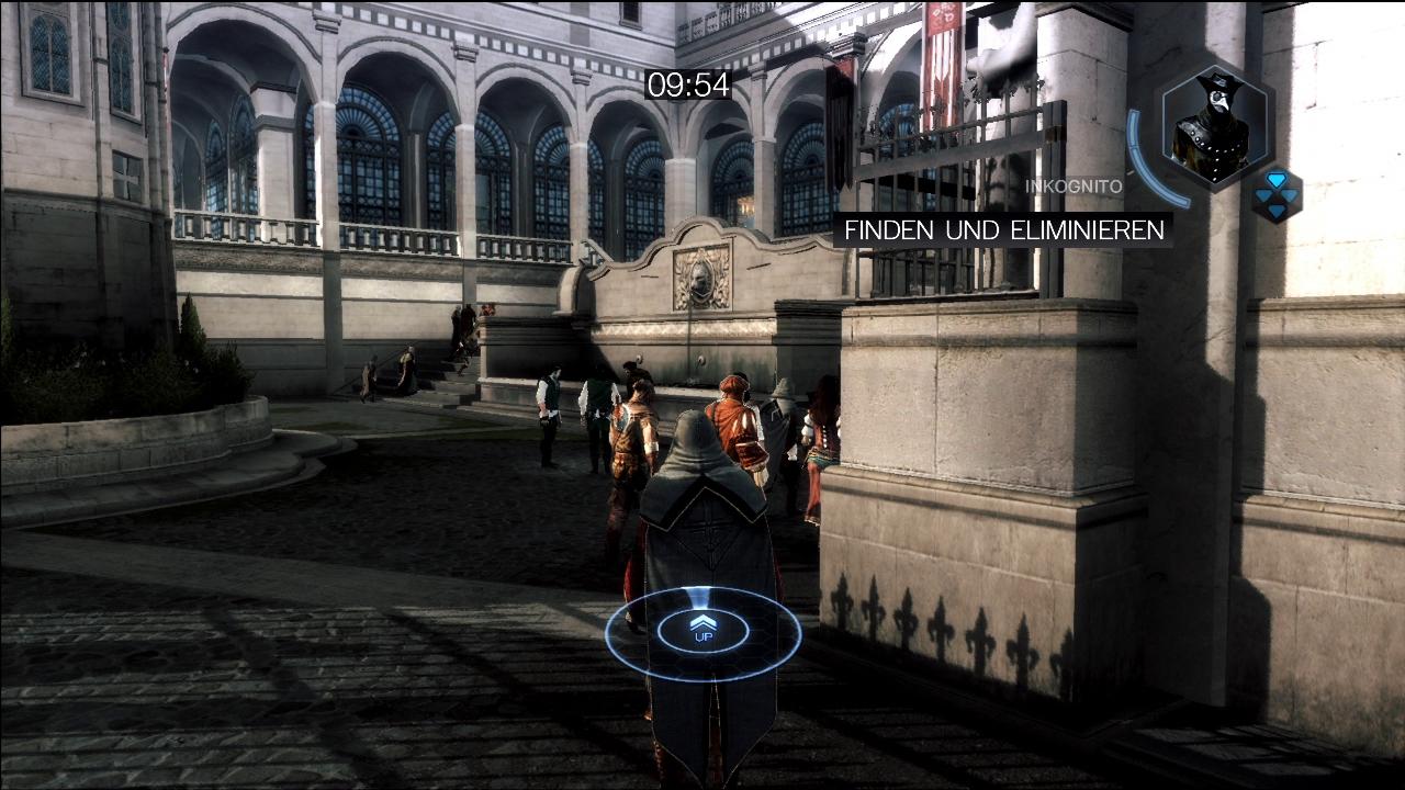 [27/09/2010] Assassin's Creed: Brotherhood, Ubisoft[br]List und Tücke nehmen im Multiplayer des Assassin's Creed-Ablegers Brotherhood einen zentralen Stellenwert ein. Geschickte Attentäter greifen die gegnerischen Mitspieler stets aus dem Hinterhalt an und verschwinden nach getaner Arbeit wieder in der Versenkung. Bei der Ausübung des blutigen Handwerks helfen diverse Spezialfähigkeiten der unterschiedlichen Charaktere. Aktuell läuft eine Mehrspieler-Beta, an der jedoch nur Vorbesteller der PS3-Version teilnehmen können. 