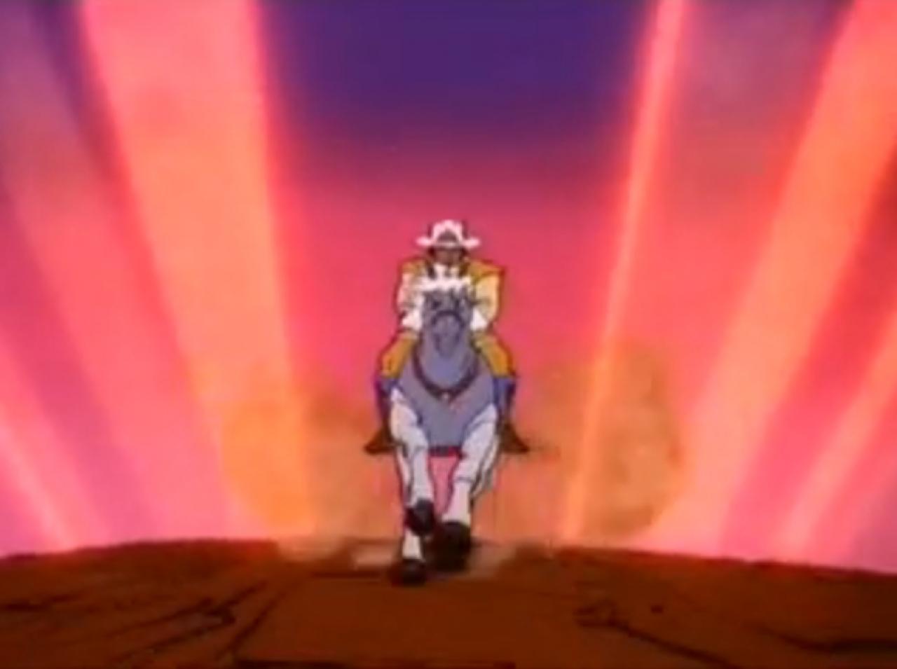 [01/09/2010] Bravestarr verfügt über vier animalische Fähigkeiten: Die Kräfte des Bären, die Augen des Falken, die Ohren des Wolfes und die Geschwindigkeit des Pumas - ein natürlicher Nanosuit in einer futuristischen Westernwelt. Crysis meets Red Dead Redemption.