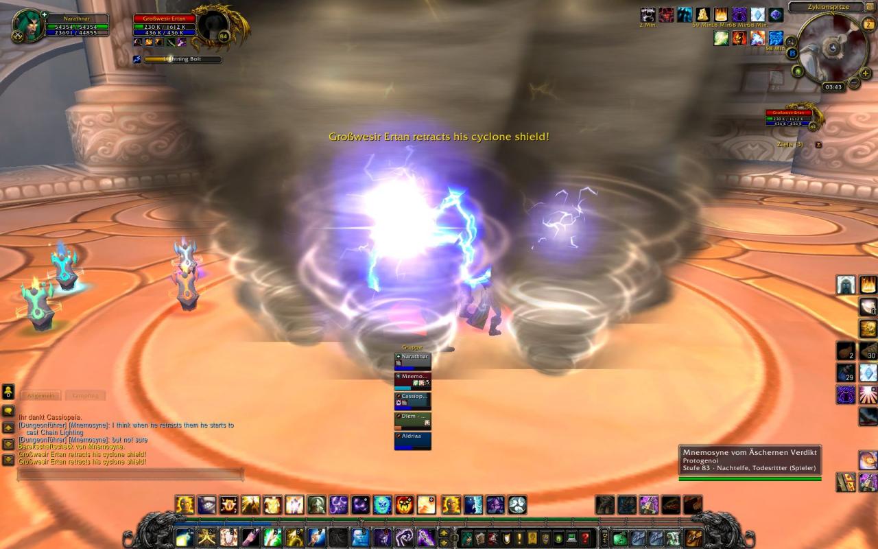 [02/09/2010] WoW Cataclysm: Der Kampf gegen Großwesir Ertan im Vortexgipfel