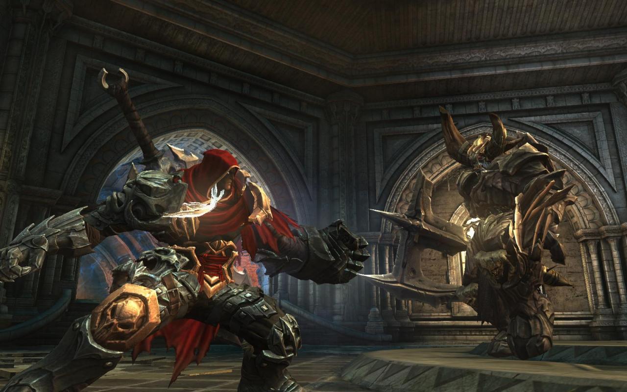 [27/09/2010] Wenn man als Krieg persönlich der Apokalypse (die zu früh eingeleitet wurde) auf die Sprünge helfen darf, dann handelt es sich die grandiose Idee der Macher vom Hack'n'Slay Darksiders.