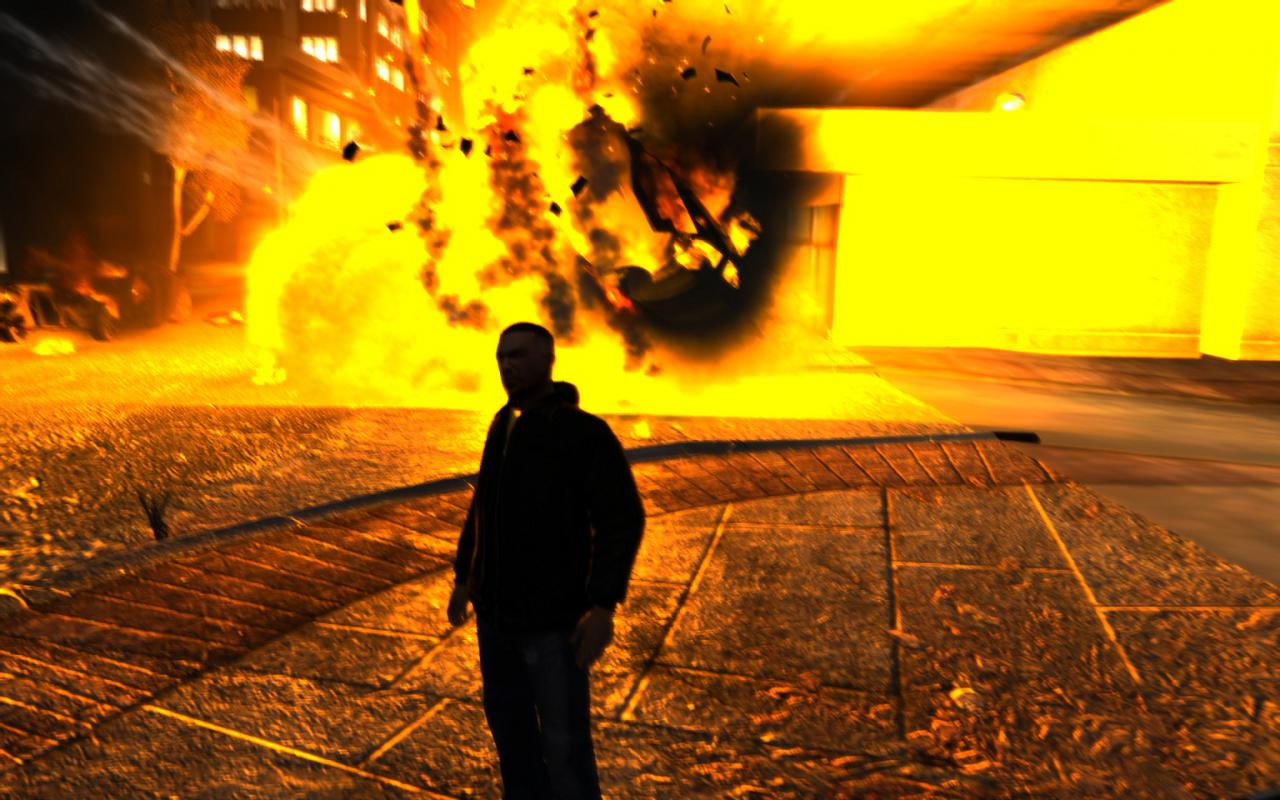 [16/09/2010] Grand Theft Auto 4 bis zum Anschlag mit Mods vollgestopft: GTA 4 EfLC + Visual 1.7.1 + 1.7.3 + ENB 0.79SORA (eigene .ini) & diverse Fahrzeug-Mods. PC Games User 