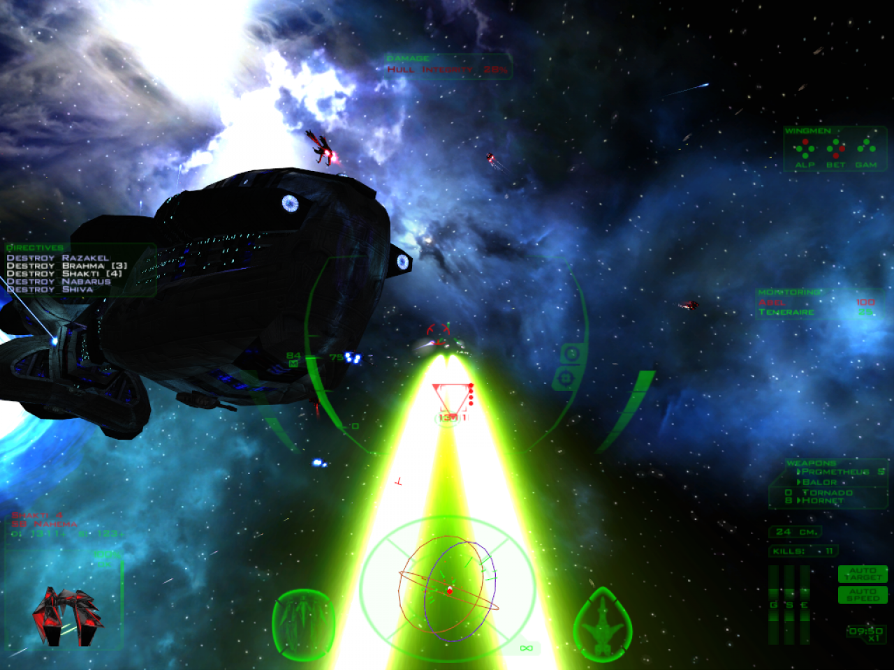[01/09/2010] Leservorschlag: Conflict: Freespace - in dem 1998 von Volition veröffentlichten Raumkampfsimulation befindet sich die Menschheit im Konflikt mit humanoiden Aliens. Durch das plötzliche Erscheinen einer weiteren, übermächtigen Alienrasse verbünden sich die beiden Partien. Ein Jahr später erschien bereits die Fortsetzung Freespace 2.