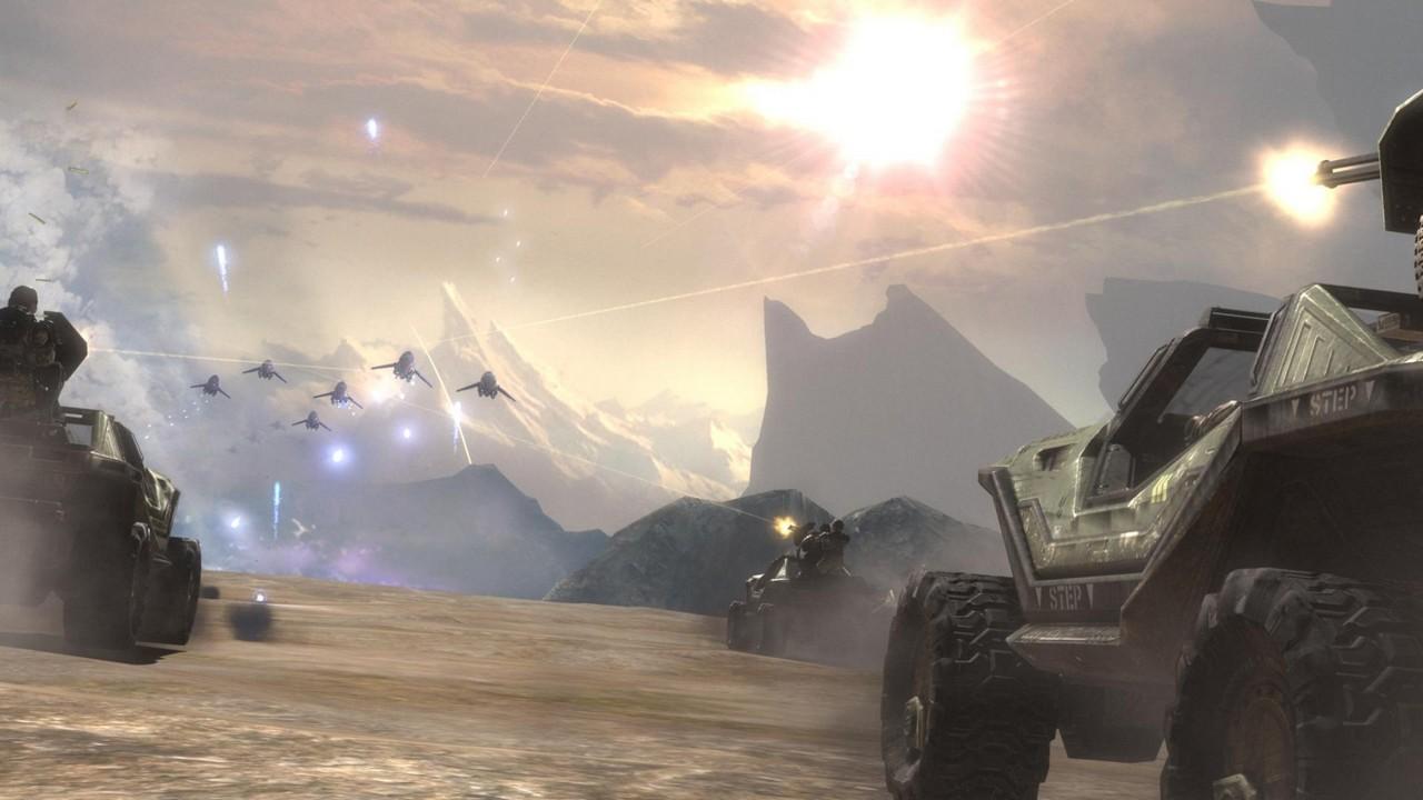 [14/09/2010] Halo: Reach - Die Halo-Reihe ist technisch wahrlich nicht perfekt. Gerade die Sky-Boxen wirken allerdings malerisch und fremdartig zugleich und lassen über manche Schwäche - im wahrsten Sinne - hinwegsehen.
