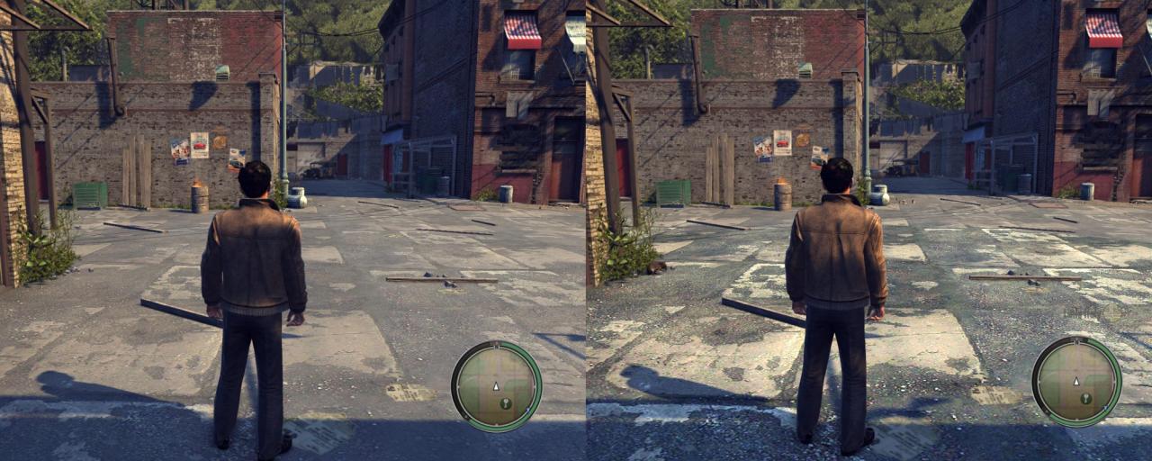 [25/10/2010] Mafia 2 - Texturmod - Texturvergleich 1 - links sehen Sie die Originalvariante. Klicken Sie ins Bild und anschließend auf 