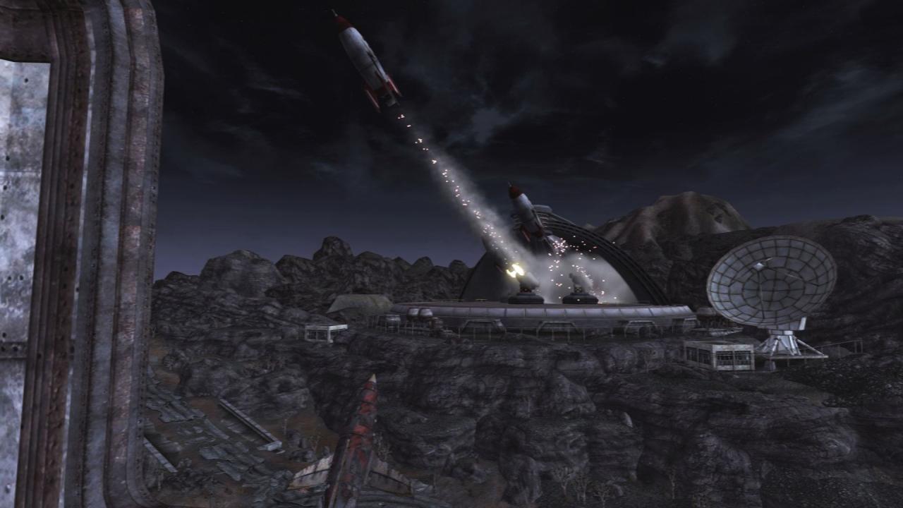 [22/10/2010] Wenn wir uns dagegen entscheiden, den Raketenstart mit der Hilfe von Chris Haversam zu sabotieren, fliegen die Ghule an Bord der Geschosse in den Himmel über Nevada.