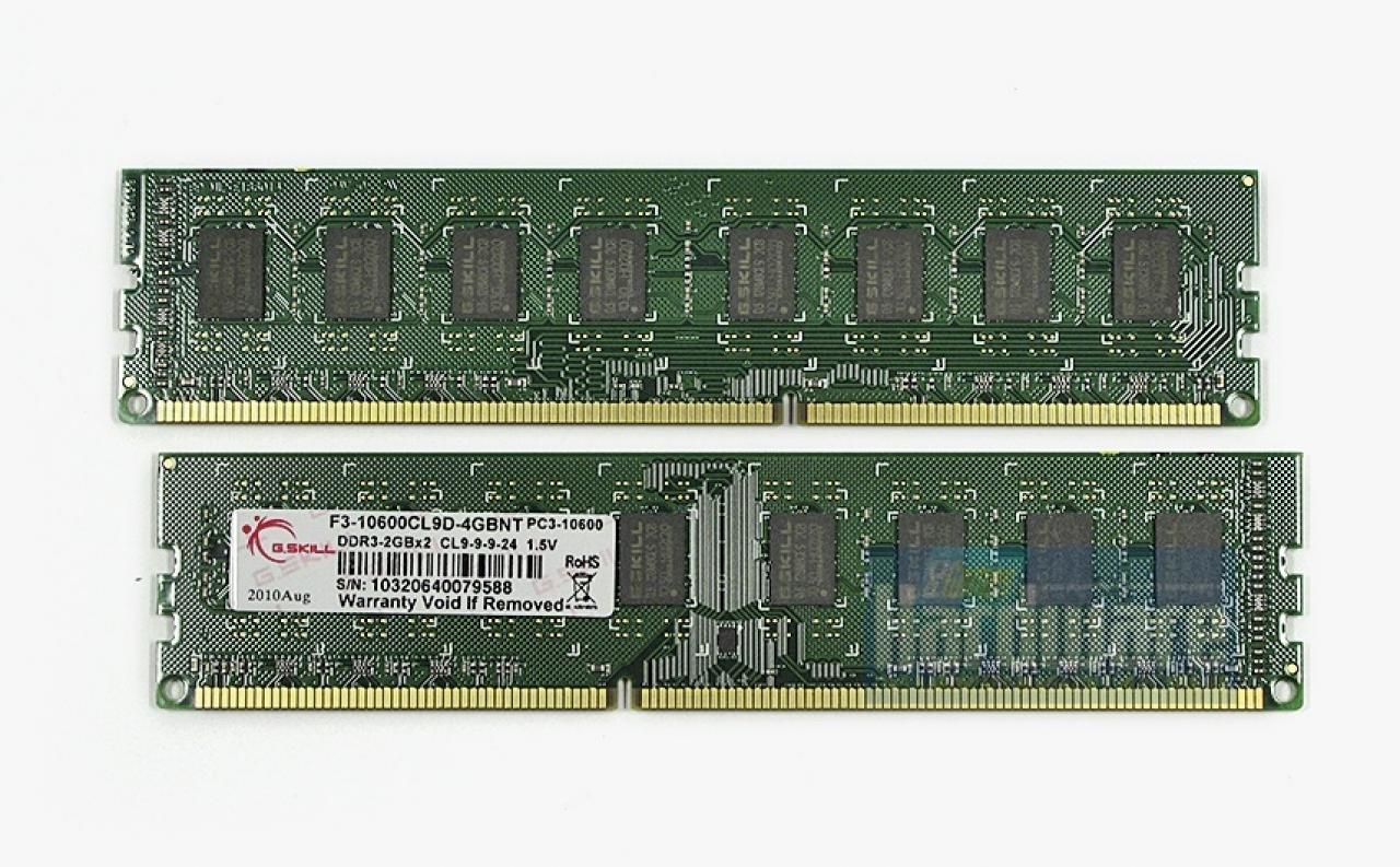 [28/10/2010] G.Skill F3-10600CL9D-4GBNT