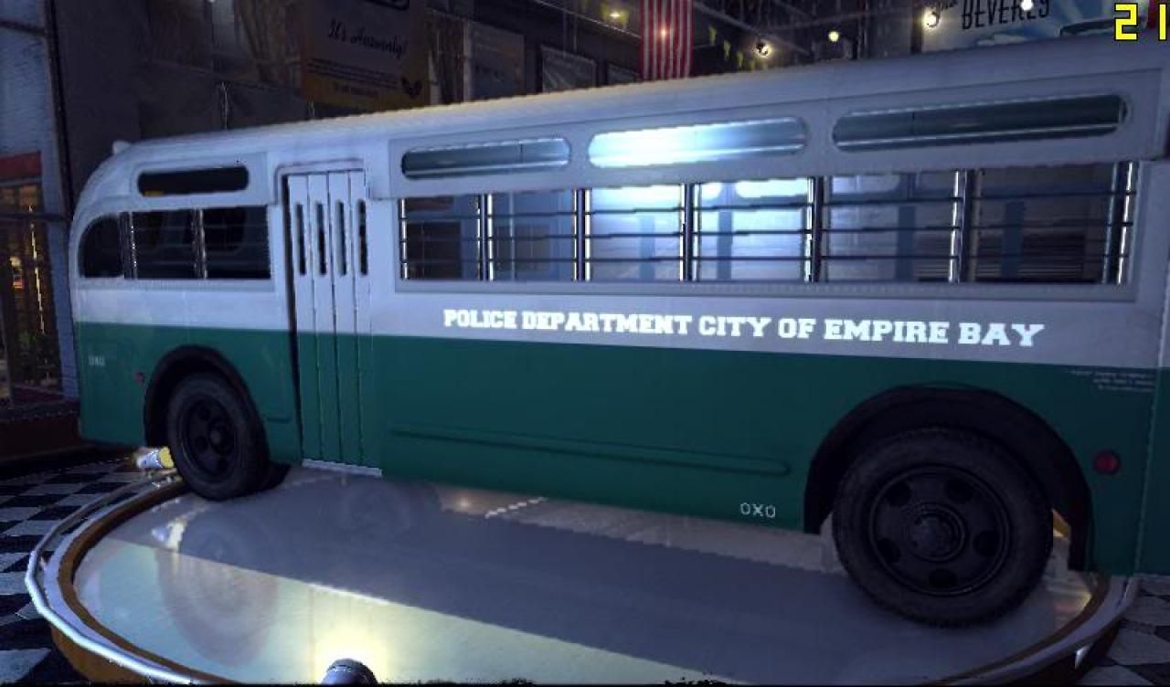 [25/10/2010] Mafia 2 - Dieser Polizeibus verschafft mehr Respekt.