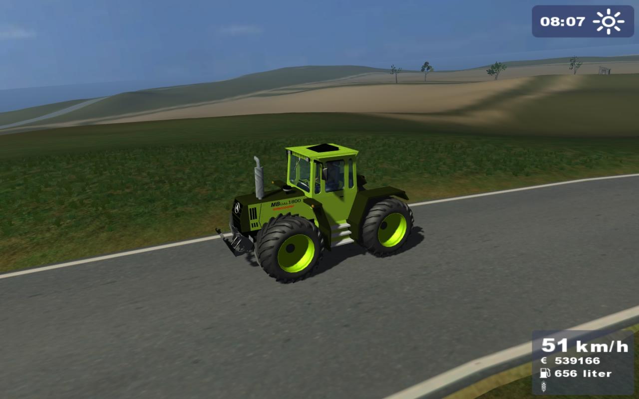[27/10/2010] Landwirtschafts-Simulator 2011-Mods für den Multiplayer - Der MB-Trac 1800 Intercooler-Traktor.