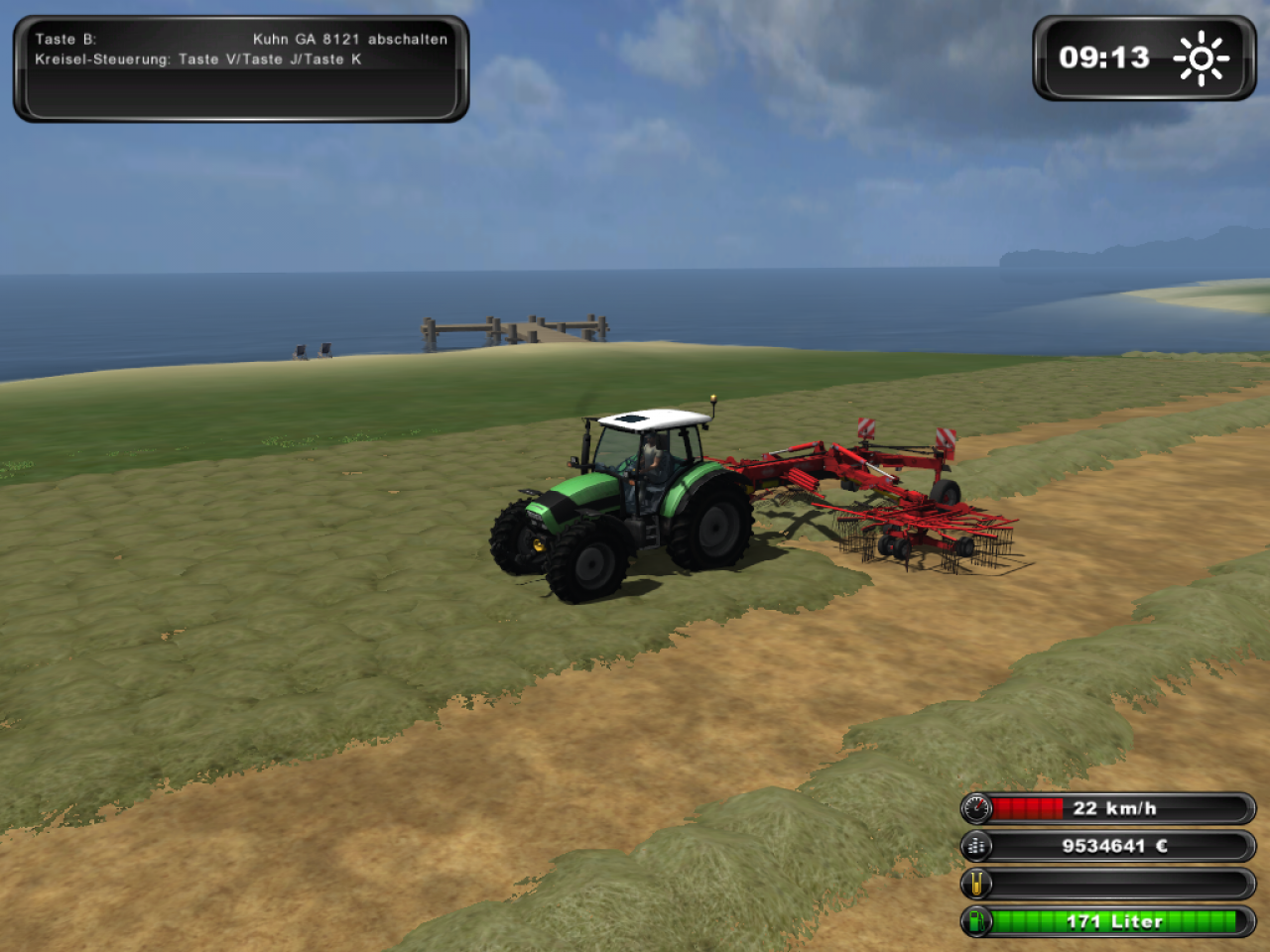 [27/10/2010] Landwirtschafts-Simulator 2011-Mods für den Multiplayer - Der Kuhn GA 8121-Schwader.