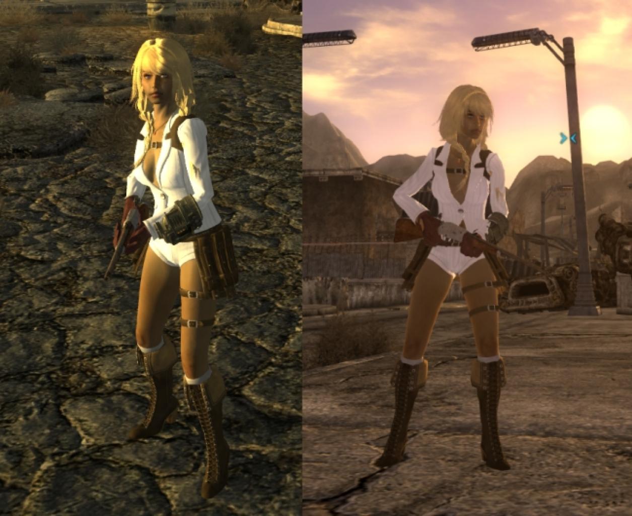[27/10/2010] Fallout New Vegas-Mods - Wie wäre es mit neuen Frisuren? Rikais Beauty Pack gibt Ihnen ganz neue Möglichkeiten.