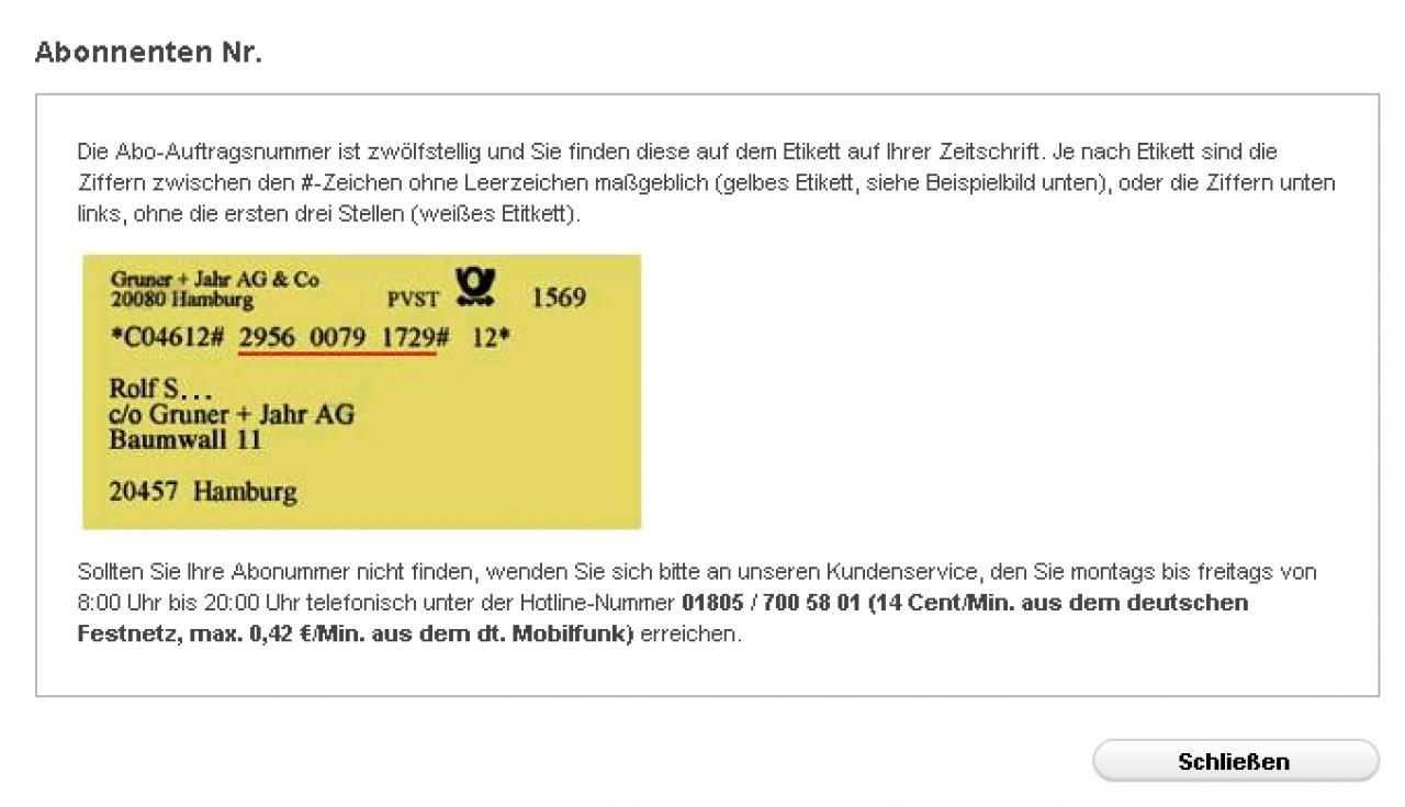 [15/10/2010] Häufig gestellte Frage: 