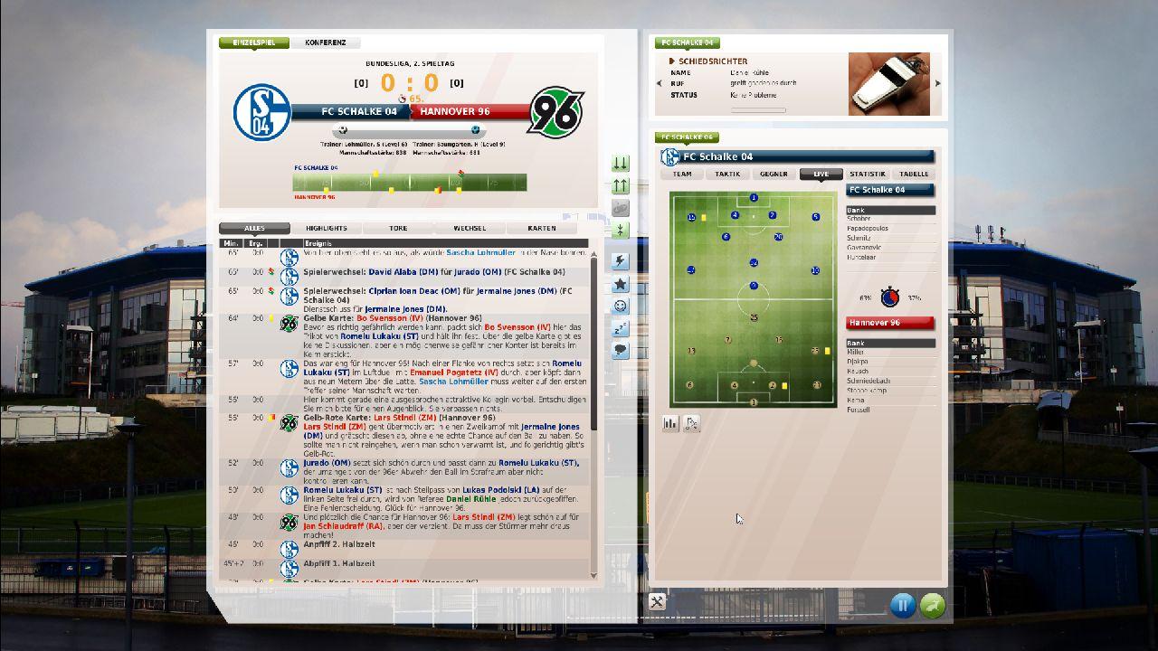 [20/10/2010] Ticker: Im Textmodus verfolgen Sie das Spiel wie in einem Internet-Liveticker. Für mehr Abwechslung sorgen über tausend neue Textbausteine.
