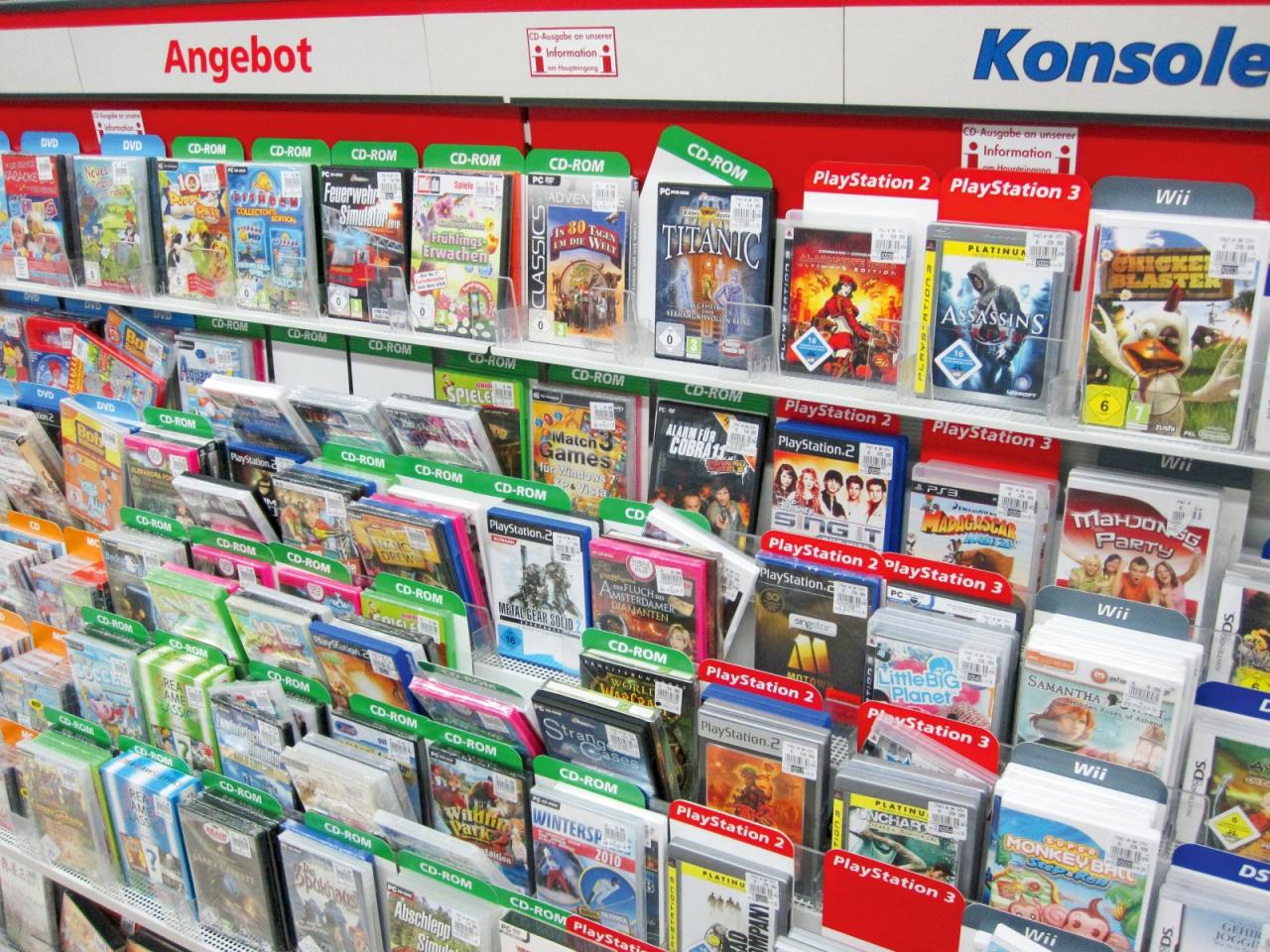 [20/10/2010] Wer auf Beratung oder aktuelle Ware Wert legt, kauft seine Spiele besser nicht im Supermarkt.