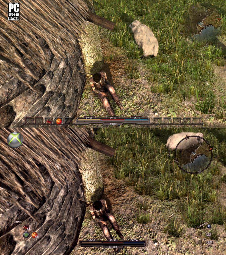 [12/10/2010] Arcania: Gothic 4 im Grafikvergleich: PC Games vergleicht die PC- mit der Xbox 360-Version. (2)