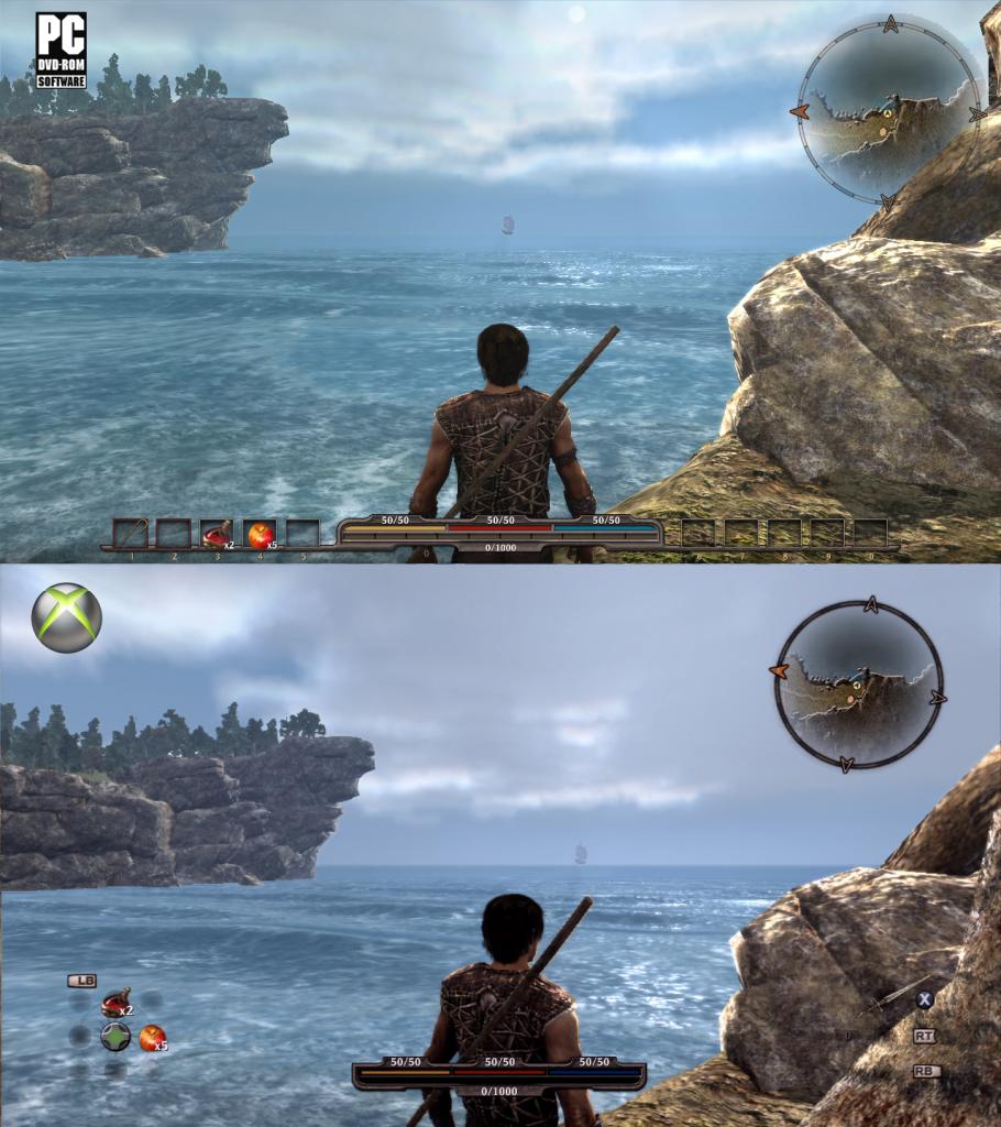 [12/10/2010] Arcania: Gothic 4 im Grafikvergleich: PC Games vergleicht die PC- mit der Xbox 360-Version. (4)