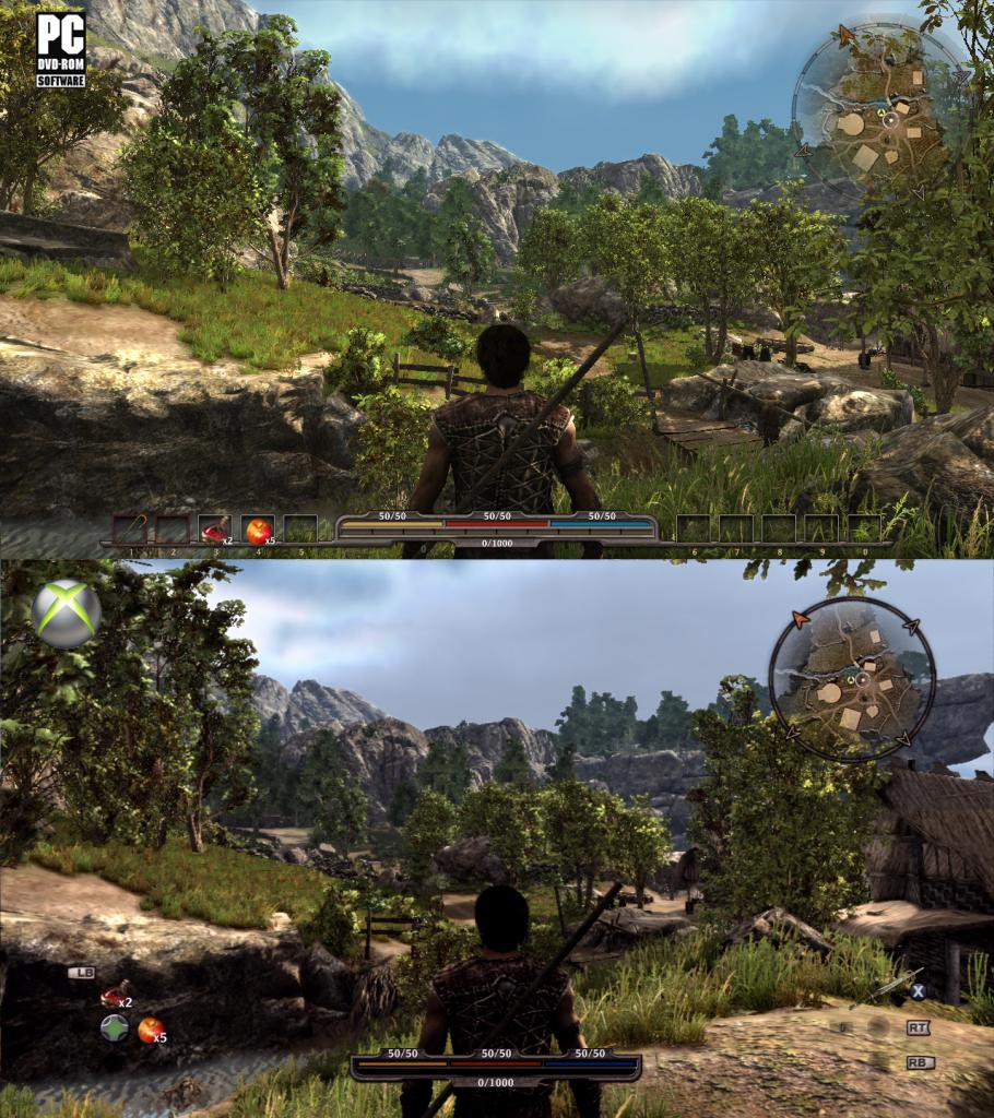 [12/10/2010] Arcania: Gothic 4 im Grafikvergleich: PC Games vergleicht die PC- mit der Xbox 360-Version. (8)