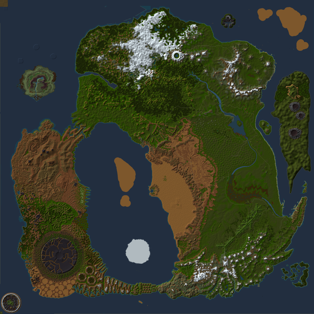 [06/10/2010] Platz 6: Asheron's Call - Das 1999 erschienene MMO spielte auf dem finktiven Kontinent Dereth, der es auf eine Landmasse von ungefähr 1.295 Quadratkilometer brachte.