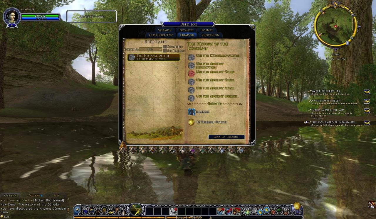 [29/10/2010] Wir haben alle Zeit der Welt! Zamwise treibt dank der zeitlich unbegrenzten Free2Play-Version nichts zur Eile. Wir erkunden jeden Winkel der Welt und schlagen uns mit unzähligen Monsterhorden. Um unseren kleinen Hobbit im Kampf zu stärken, müssen wir ohnehin Charaktereigenschaften über diese Taten freischalten. Obendrauf gibt es massig Shop-Punkte ...