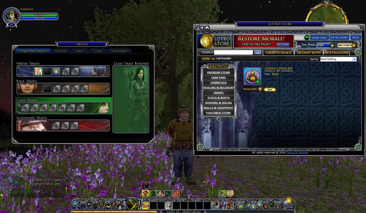 [29/10/2010] Das klingt alles zu gut, um wahr zu sein. Gibt es denn keinerlei Einschränkungen für Free2-Spieler? Doch. Wir haben nur wenige Eigenschafts-Slots und Inventarplätze zur freien Verfügung und müssten einen ganzen Batzen Geld in deren Freischaltung investieren ...