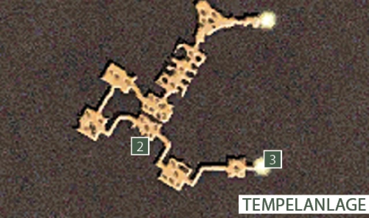 [18/10/2010] Die Map zu den Tempelanlagen.