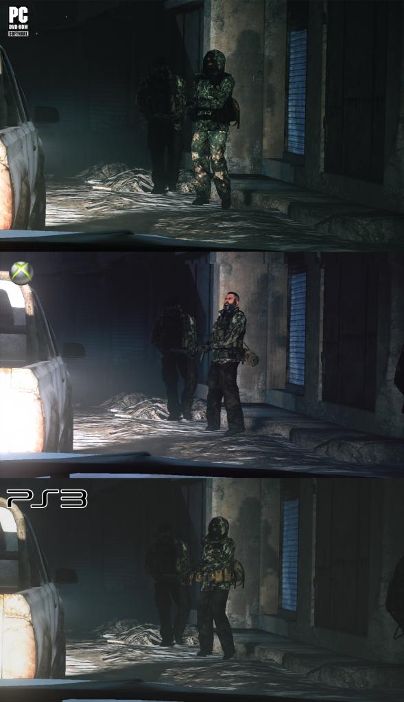 [11/10/2010] PC Games vergleich die unterschiedlichen Plattformen hinsichtlich der Grafikqualität von Medal of Honor. PC vs. Xbox 360 und PS3. (3)