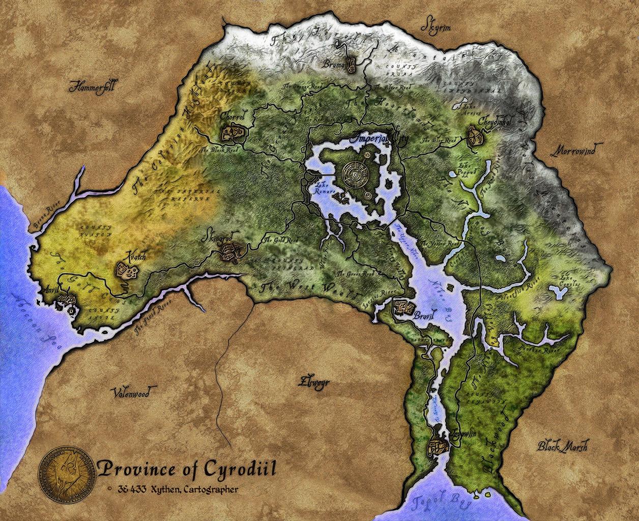 [06/10/2010] Die Spielwelt von Oblivion ist ähnlich groß wie die aus Fallout 3.