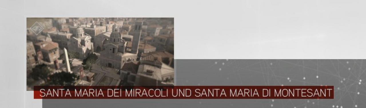 [16/11/2010] Assassin's Creed: Brotherhood Komplettlösung: Glyphen-Rätsel Nr. 4: Euer nächster Anlaufpunkt ist der Turm dieser Kirche ganz im Norden Roms. Klettert auf das Dach der Kirche und springt von dort an die Metallhalterung des Turmes. (1)