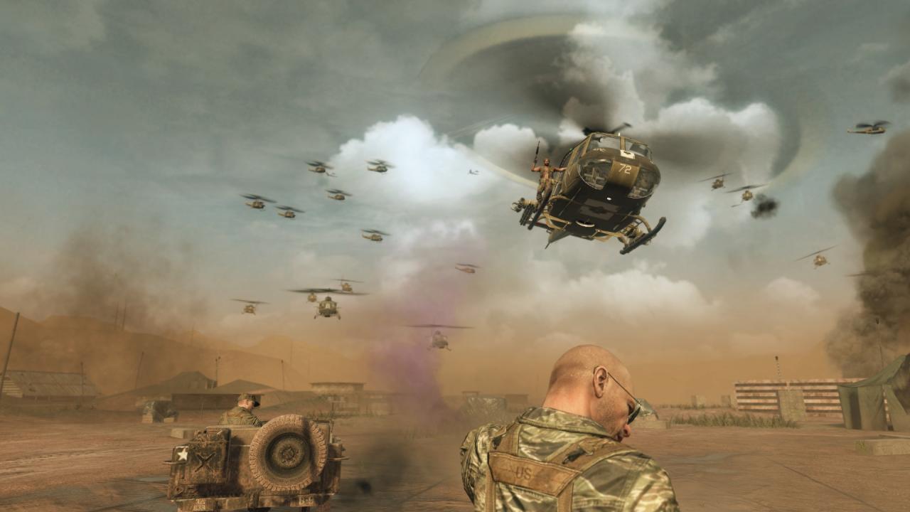 [09/11/2010] Abgeschossener Helikopter - Erst nach einer längeren Kill-Serie bekommt überhaupt einen Helikopter. Sollten Sie das dann mal schaffen, dann hoffen Sie natürlich, dass der hubschrauber mit seinen Raketen und Maschinengewehren einige Gegner ausschaltet. Doch was ist, wenn der Helikopter abgeschossen wird, noch bevor er etwas ausrichten kann? Richtig, Sie ärgern sich zu Recht darüber.