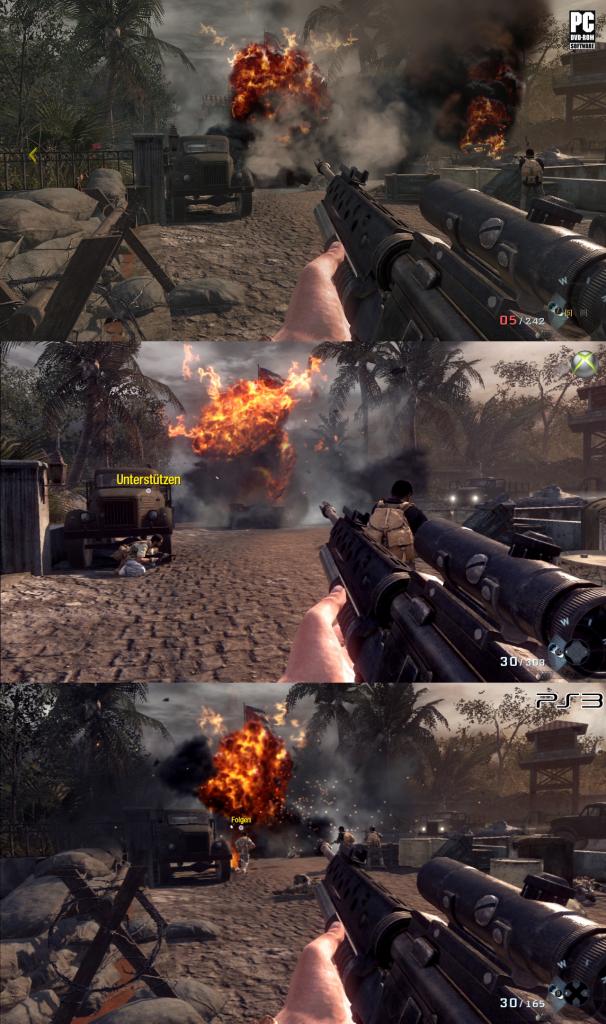 [09/11/2010] Der große Call of Duty: Black Ops-Grafikvergleich: PC (oben) vs. Xbox 360 (Mitte) und PS3 (unten). (5)