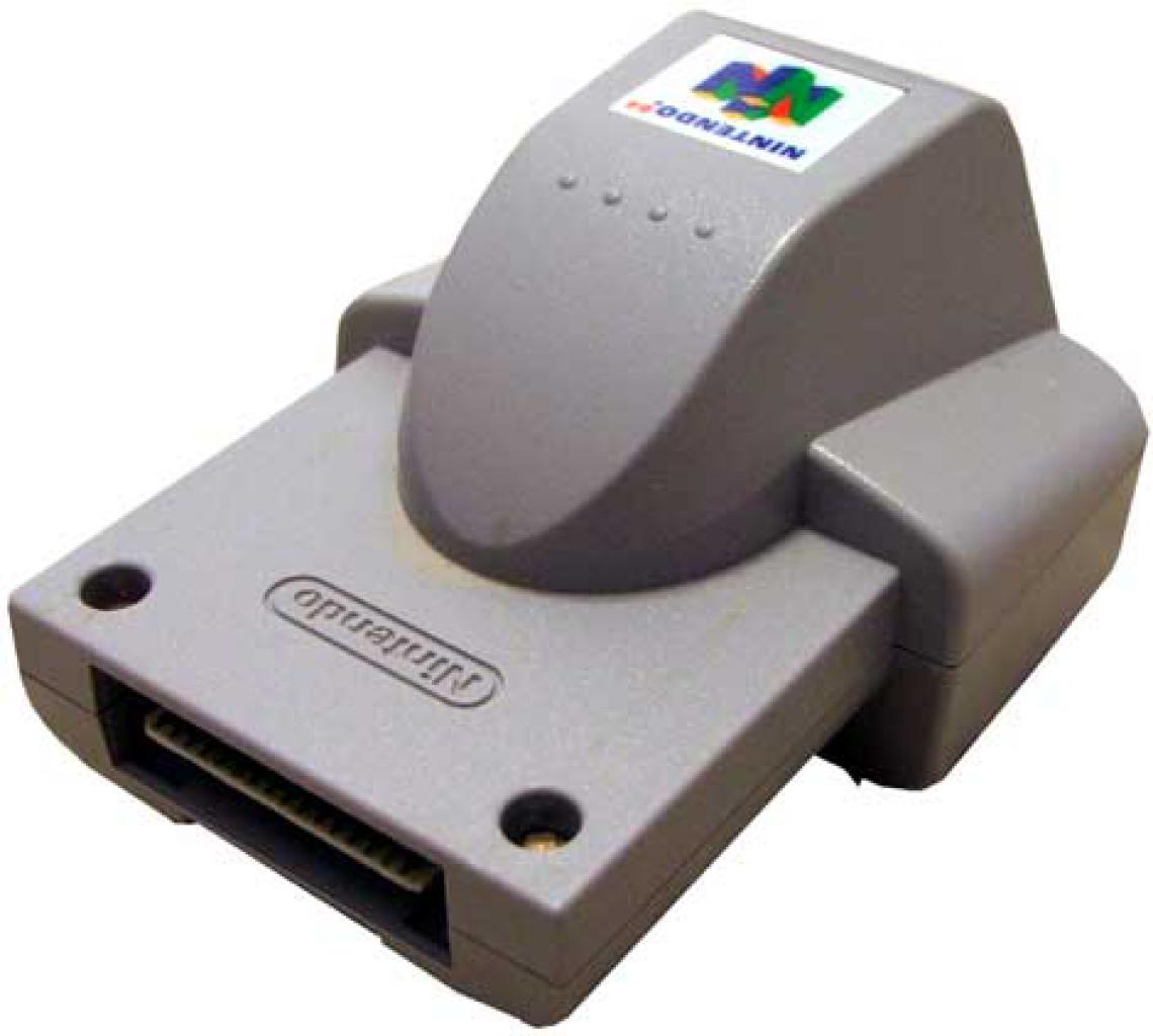 [05/11/2010] Vibration. Mit dem Rumble Pak für den Controller der N64 konnten nun auch erstmals Vibrationseffekte bei einem Controller erzeugt werden.