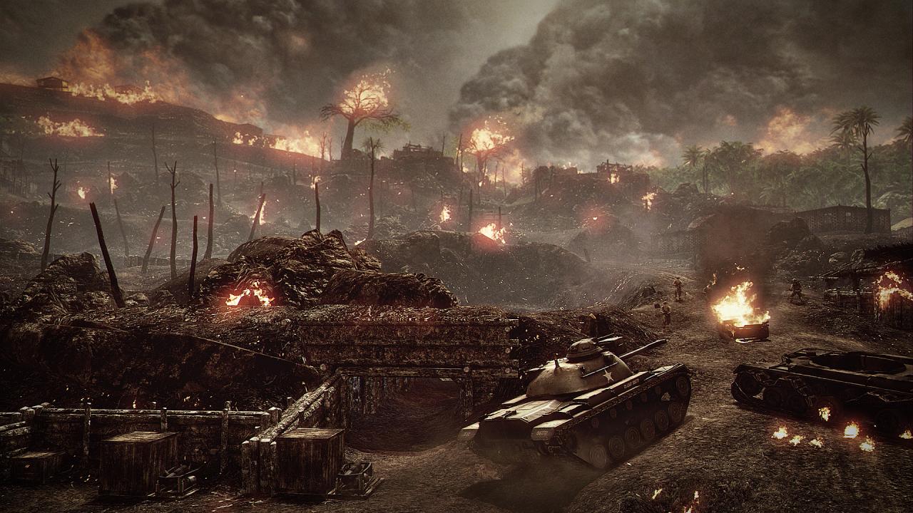 [05/11/2010] Der Vietnamkrieg wird eigentlich schon in Black Ops angerissen. Auch die Battlefield-Reihe sowie natürlich Vietcong bedienen sich am Setting. Doch wie wäre eine moderne Neuauflage in moderner Grafik, die sich gerade im dichten Dschungel Vietnams den Vietcong-Kämpfern annimmt?